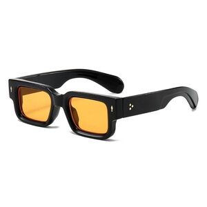 Retro classic small state square frame sunglasses